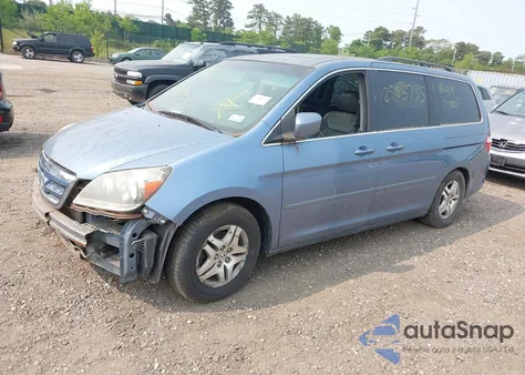 2005 Honda Odyssey Ex-L from USA, damaged, VIN 5FNRL38655B048644